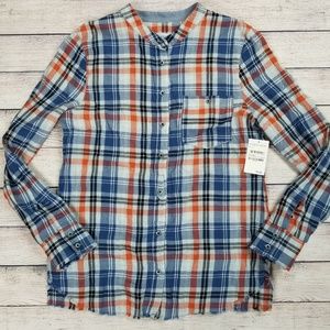Treasure & Bond Plaid Button Down NWT